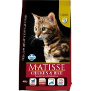 Фото Matisse Premium Chicken&Rice Матисс Сухой корм для взрослых кошек Курица с рисом