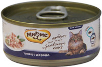 Фото Мнямс консервы для кошек Тунец с дорадо в нежном желе