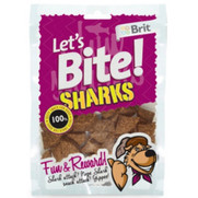 Фото Brit Let's Bite Sharks Лакомство для собак в форме акульих плавников