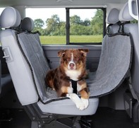 Фото Trixie Автомобильная подстилка для собак 1,45м*1,6м серый/черный