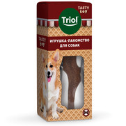 Фото Триол Игрушка-лакомство TASTY TOY для собак <Вкусная косточка> M, 131мм