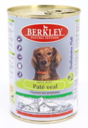 Фото Berkley консервы для взрослых собак паштет из телятины №2