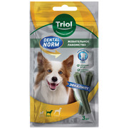 Фото Триол Dental Norm лакомство для собак средних пород палочки жевательные с эвкалиптом