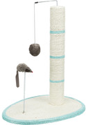 Фото Trixie Когтеточка-столб для кошек с игрушкой и мышкой на пружине, сизаль 50см