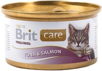 Фото Brit Care консервы для кошек тунец с лососем