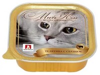 Фото Зоогурман консервы для кошек МуррКисс телятина с сердцем ламистер
