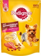 Фото Pedigree Педигри сухой корм для взрослых собак миниатюрных пород Говядина