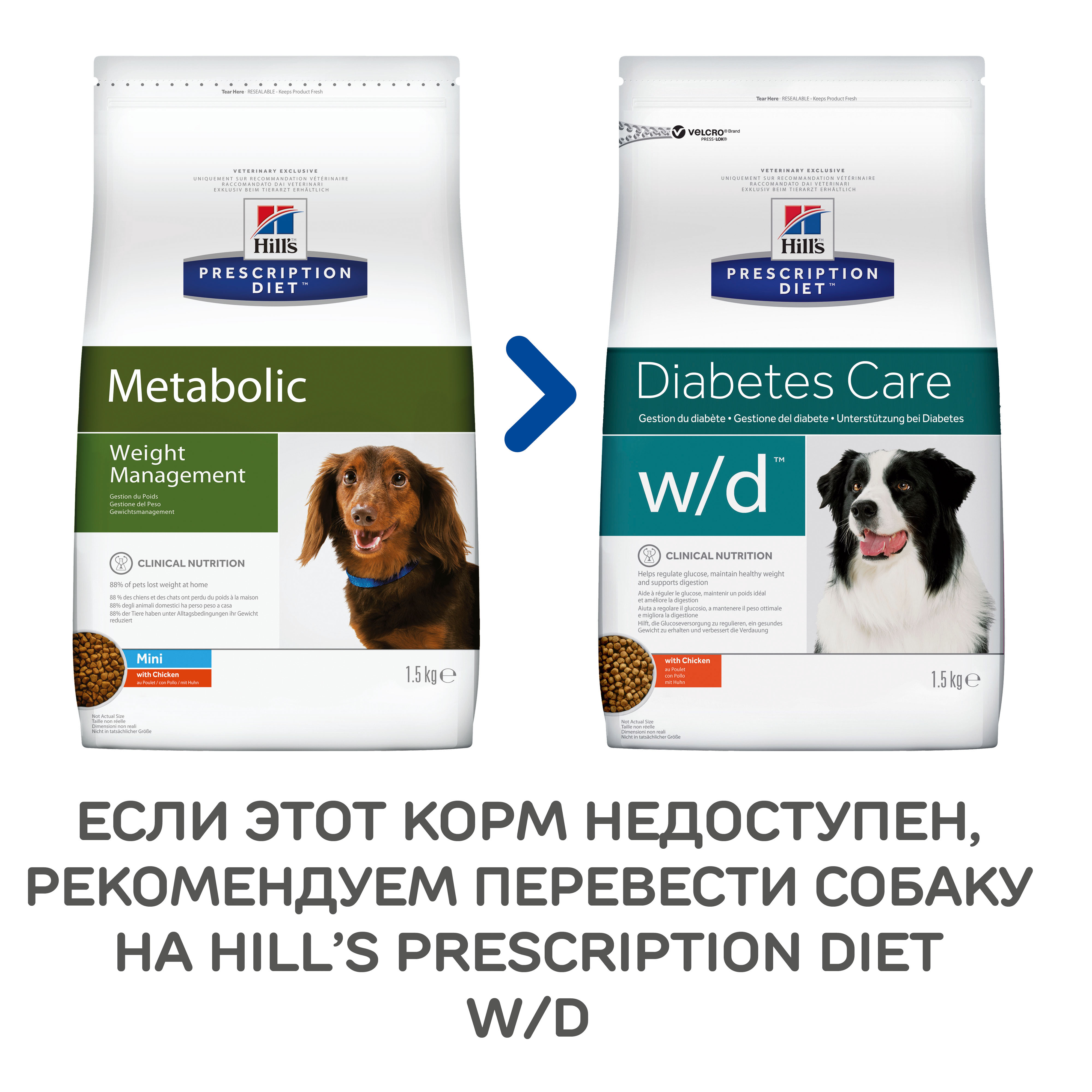 фото Hill`s PD Metabolic Сухой корм для собак для коррекции веса 