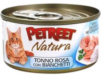 Фото Petreet - Петрит консервы для кошек кусочки розового тунца с анчоусами 