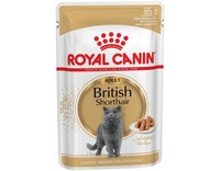 Фото Royal Canin British Shorthair Adult Влажный корм для британских кошек от 1 года, кусочки в соусе