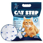 Фото Cat Step Наполнитель силикагелевый для кошек Arctic Blue