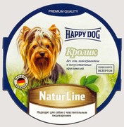 Фото Happy Dog Natur Line Нежный паштет с кроликом для собак