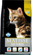 Фото Matisse Premium Neutered Матисс Сухой корм для взрослых стерилизованных кошек Лосось