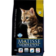 Фото Matisse Premium Salmon & Tuna Матисс Сухой корм для взрослых кошек Лосось и тунец