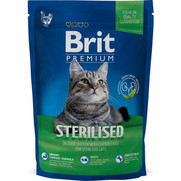 Фото Brit Premium Cat Sterilized Корм для стерилизованных кошек и котов с курицей и печенью