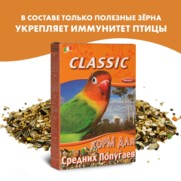 Фото Fiory Classic Фиори корм для средних попугаев