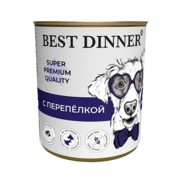 Фото Best Dinner Бест Диннер Мясные деликатесы Консервы с перепелкой для собак