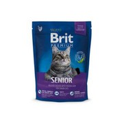 Фото Brit Premium Cat Senior Брит сухой корм для пожилых кошек с Курицей и печенью