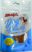 Фото BraVa Брава лакомство для собак сушеные куриные пластинки