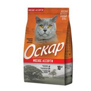 Фото Оскар сухой корм для кошек Мясное ассорти 