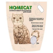 Фото Home Cat Стандарт силикагелевый наполнитель для кошек
