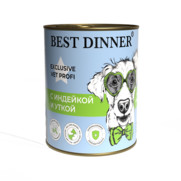 Фото Best Dinner Exclusive Hypoallergenic Консервы с индейкой и уткой для аллергичных собак