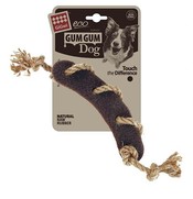 Фото GiGwi 85005 Игрушка для собак Сосиска с веревкой 21,5 см, серия GUM GUM