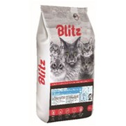 Фото Blitz Classic Сухой корм для взрослых стерилизованных кошек с курицей 10кг + когтедралка