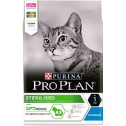 Фото Pro Plan Sterilised Optirenal корм для кастрированных котов и стерилизованных кошек кролик 