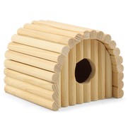Фото Гамма домик полукруглый деревянный для мелких животных