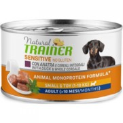 Фото Trainer Natural Sensitive No Gluten Mini Adult консервы для собак мелких пород с ягненком и рисом