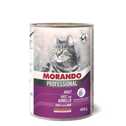 Фото Morando Professional консервированный корм для кошек паштет с ягненком
