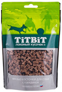 Фото Titbit лакомство для собак косточки мясные с говядиной