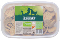 Фото Titbit печенье для собак с индейкой и морковью