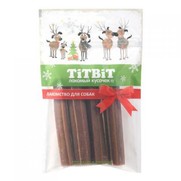 Фото Titbit Новогодняя коллекция жевательный снек со вкусом говядины для мелких собак