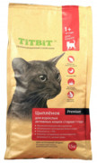 Фото Titbit сухой корм для взрослых активных кошек с мясом цыплёнком