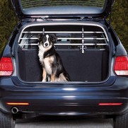 Фото Trixie Решетка для багажника, серебряный/черный (ширина: 96-163см, высота: 34-48см)