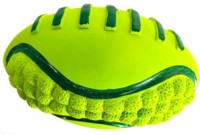 Фото Уют игрушка для собак мяч регби с пищалкой зеленый латекс