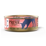 Фото PRIME MEAT консервы для собак Индейка с телятиной филе в желе