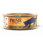 Фото PRIME MEAT консервы для кошек Курица с лососем филе в желе