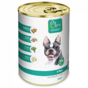 Фото Clan Classic консервы для собак кусочки в соусе с уткой