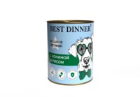 Фото Best Dinner Exclusive Vet Profi Hypoallergenic консервы для собак с кониной и рисом