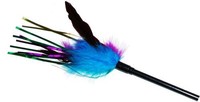 Фото Уют Игрушка для кошек Дразнилка фиолетово-синие перья 40см