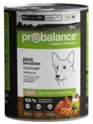 Фото ProBalance Adult Sensitive Консервированный корм для собак с ягненком