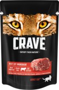 Фото Crave консервированный корм для взрослых кошек Говядина в желе (пауч)