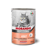 Фото Morando Professional консервированный корм для кошек кусочки с креветками и лососем