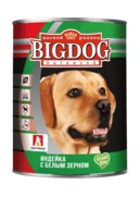 Фото Зоогурман Big Dog консервы для собак индейка с белым зерном