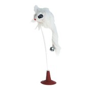 Фото Flamingo Игрушка для кошек мышь с колокольчиком на присоске