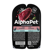 Фото AlphaPet Superpremium влажный корм для кошек с чувств. пищеварением Утка и клюква в соусе