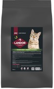 Фото Landor Ландор полнорационный сухой корм для кошек привередливых в питании индейка с ягненком